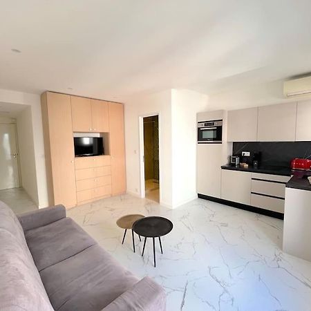 Joli Studio - Studio Neuf Terrasse Clim Wi-Fi 2 Min. Des Plages Antibes Eksteriør bilde